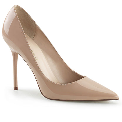 CLASSIQUE-20 Pleaser Nude 4 Inch Submissive Bedroom Heels