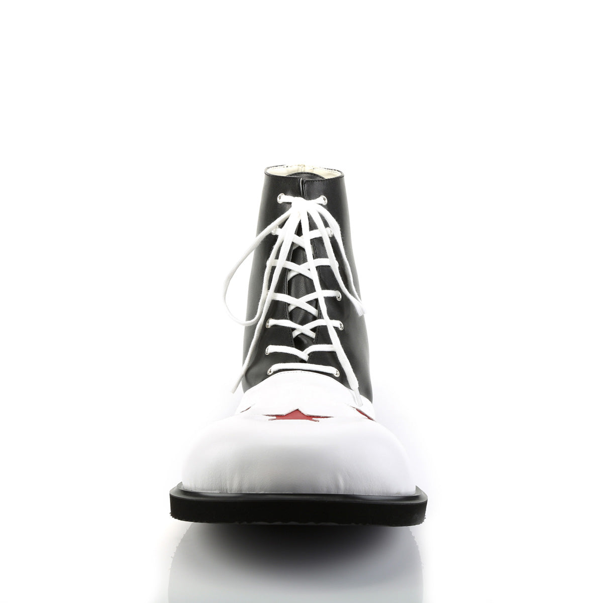 clown 02 funtasma black white pu shoes