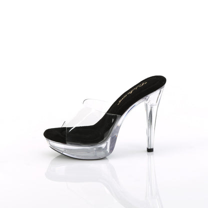 COCKTAIL-501 Fabulicious Clear 5 Inch Glamour Shoes