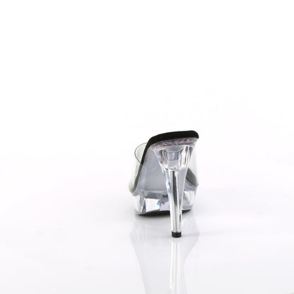 COCKTAIL-501 Fabulicious Clear 5 Inch Glamour Shoes