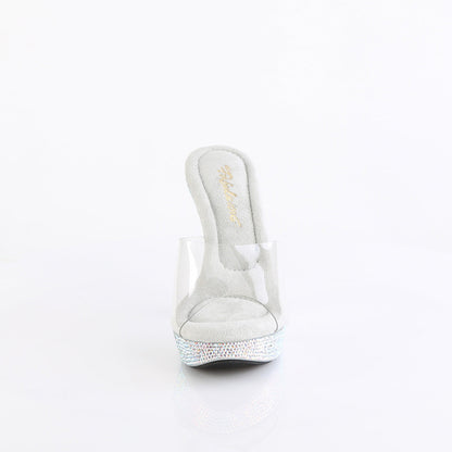 COCKTAIL-501DM Fabulicious Transparent Bling 5 Inch Posing Shoes