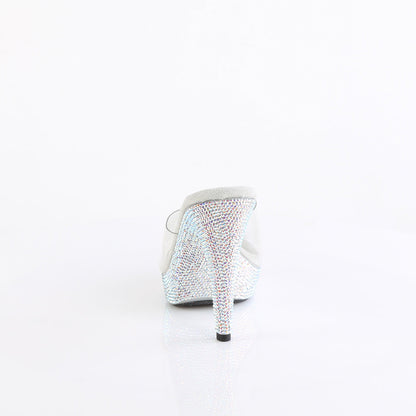 COCKTAIL-501DM Fabulicious Transparent Bling 5 Inch Posing Shoes
