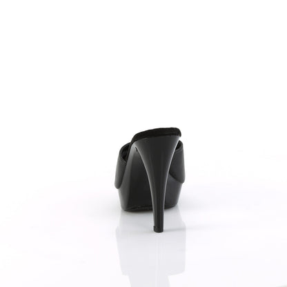 COCKTAIL-501L Fabulicious Black Leather 5 Inch Fetish Shoes