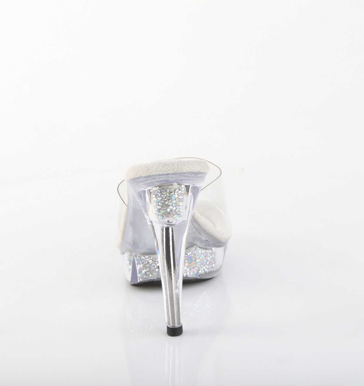 COCKTAIL-501RSI Fabulicious Clear Bling 5 Inch Posing Shoes