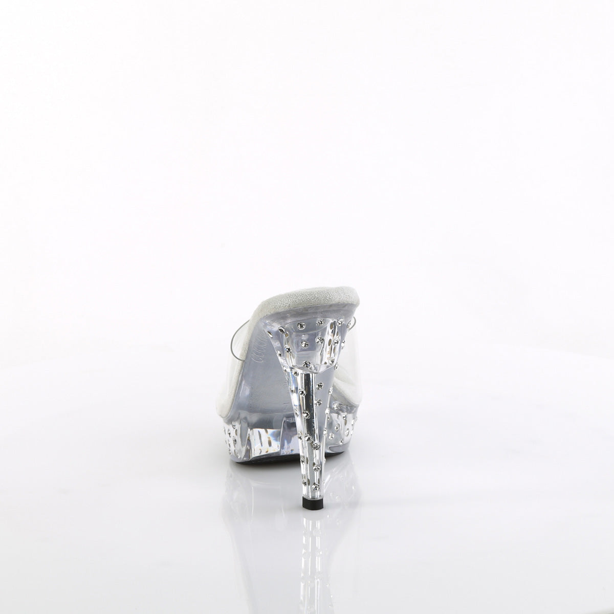 COCKTAIL-501SDT Fabulicious Clear 5 Inch Posing Shoes