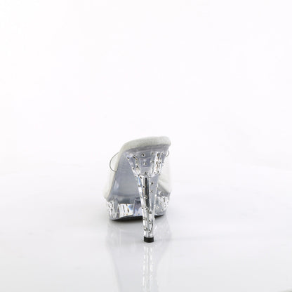 COCKTAIL-501SDT Fabulicious Clear 5 Inch Posing Shoes