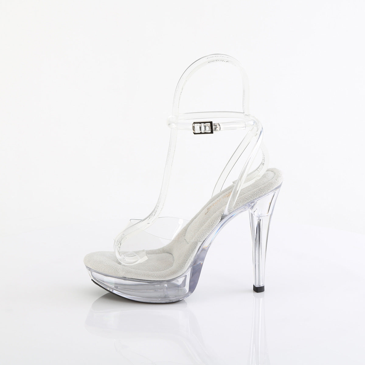 COCKTAIL-506 Fabulicious Clear 5 Inch Posing Shoes
