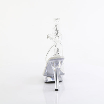 COCKTAIL-506 Fabulicious Clear 5 Inch Posing Shoes