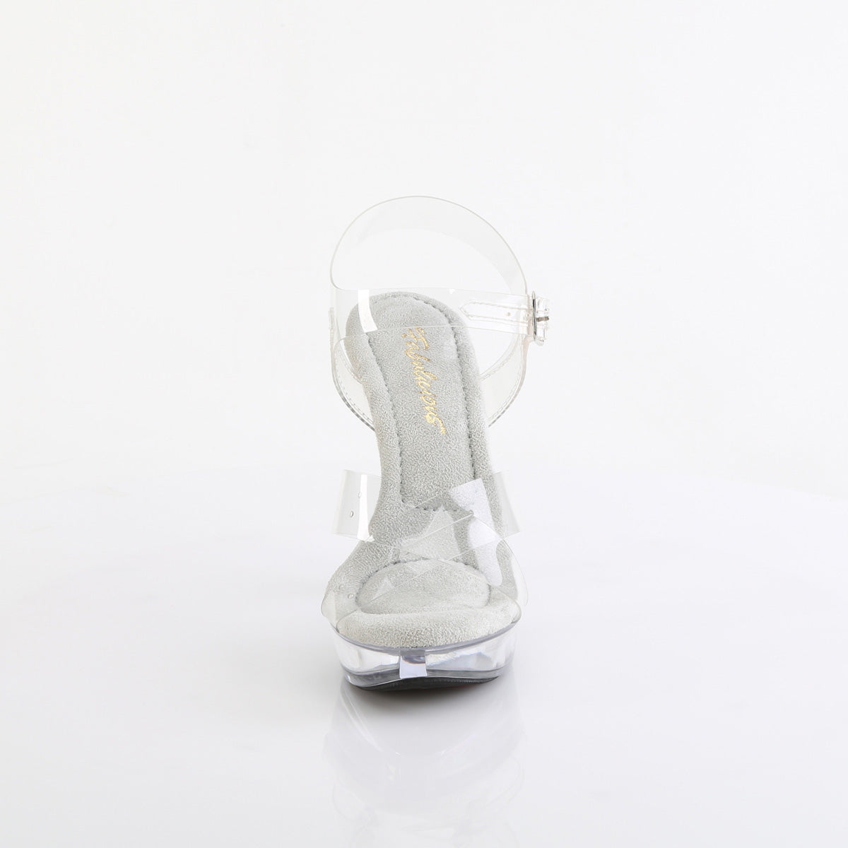 COCKTAIL-507 Fabulicious Clear 5 Inch Posing Shoes