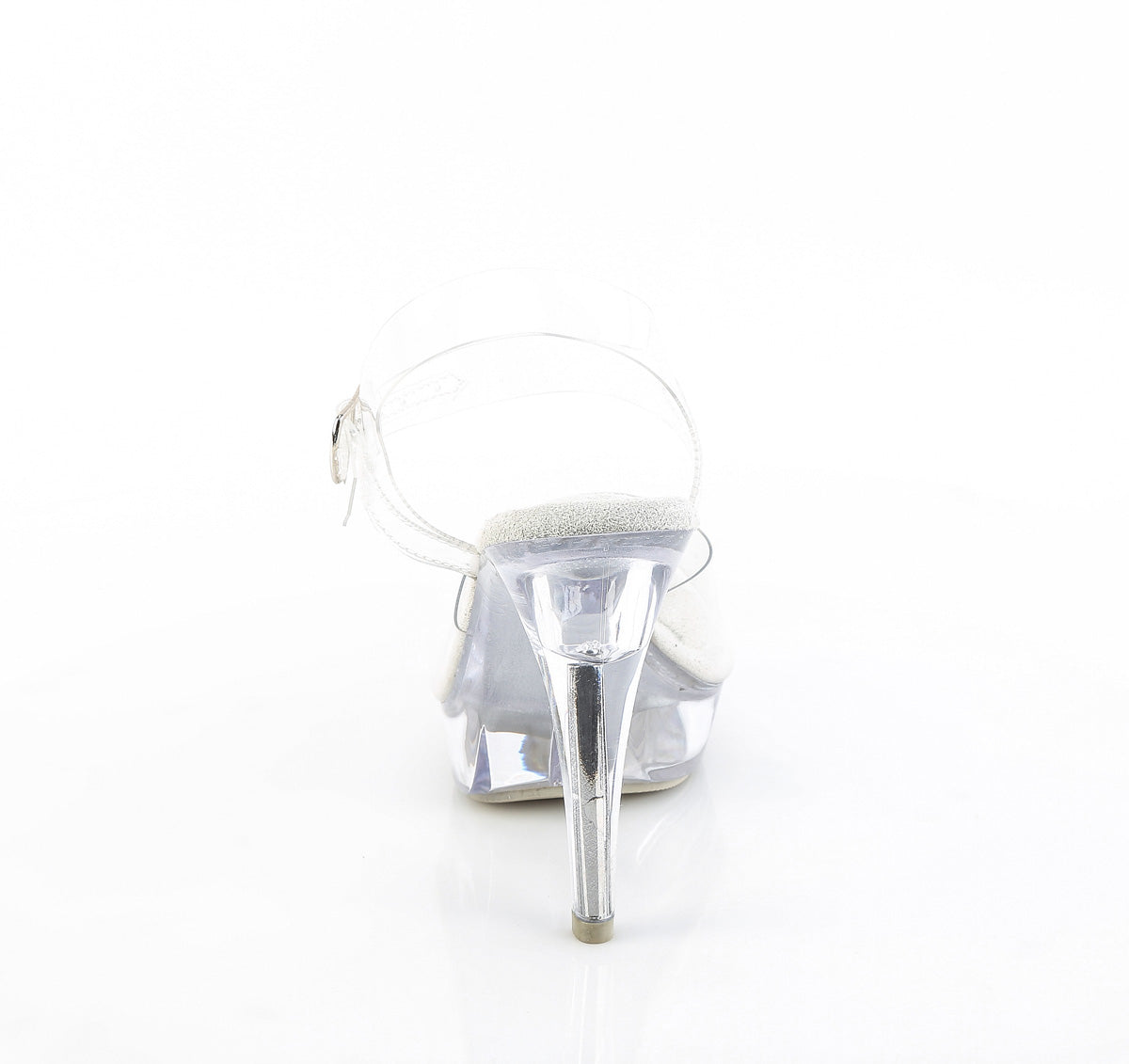 Fabulicious COCKTAIL-508 Clear Platform Sandals - 5 Inch Heels