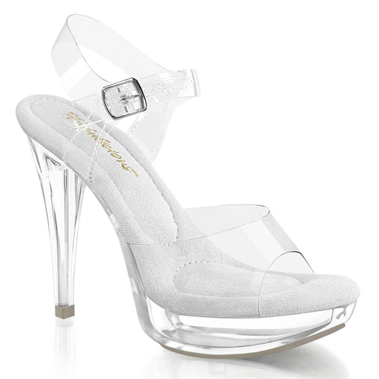 COCKTAIL-508 Fabulicious Transparent Posing Shoes
