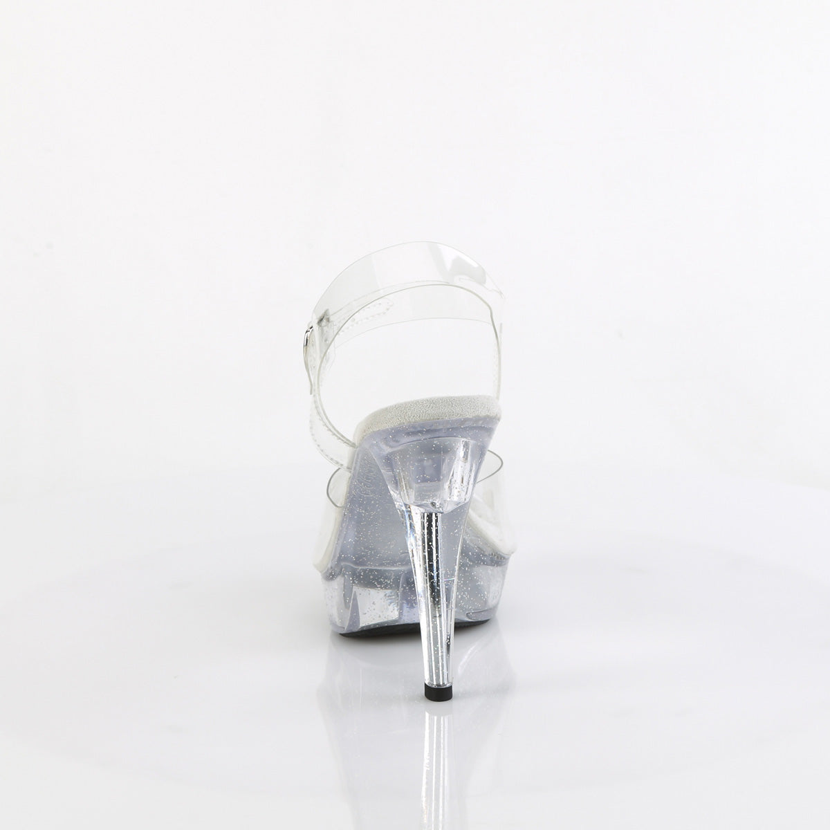 COCKTAIL-508MG Fabulicious Clear 5 Inch Posing Shoes