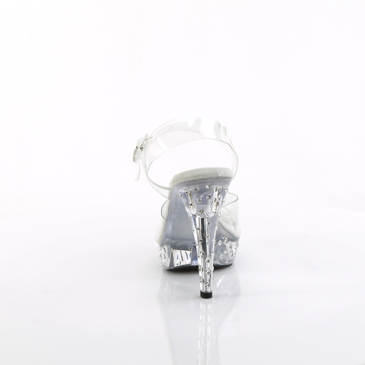 COCKTAIL-508SDT Fabulicious Clear 5 Inch Posing Shoes