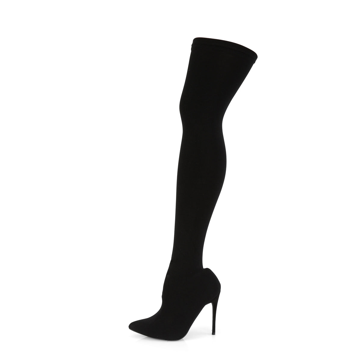 COURTLY-3005 Pleaser Black 5 Inch Dominant Thigh Boots'