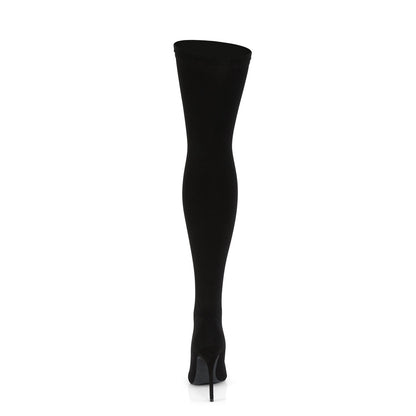 COURTLY-3005 Pleaser Black 5 Inch Dominant Thigh Boots'