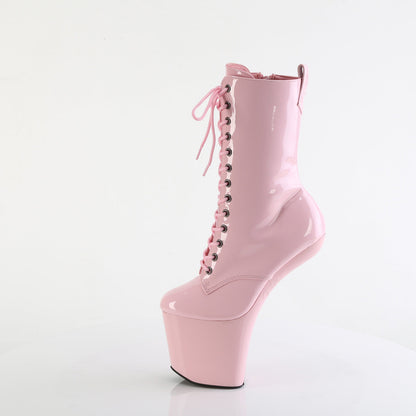 CRAZE-1040 Pleaser Baby Pink 8 Inch Exotic Dance Ankle Boots