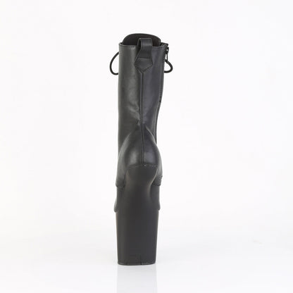 CRAZE-1040 Pleaser Black 8 Inch Strippers Ankle Boots