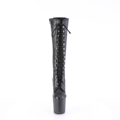 craze 2023 pleaser sexy footwear blk str faux leather blk matte