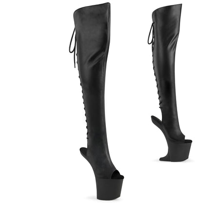 CRAZE-3019 Pleaser Pole Dancing Thigh High Boots