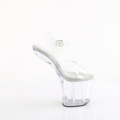 CRAZE-808 Pleaser Clear 8 Inch Exotic Dance Platform Shoes
