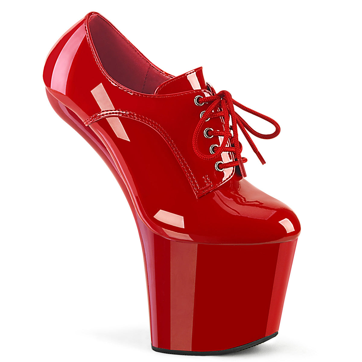 CRAZE-860 Pleaser Red 8 Inch Glamour Models Platform Shoes Red Pat Red