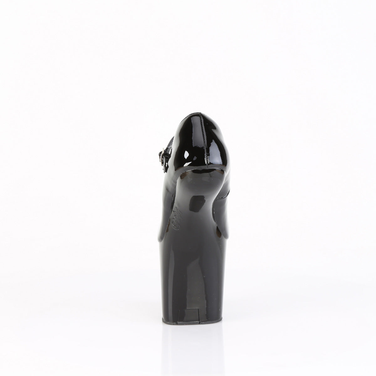 Pleaser CRAZE-880 Black Platform Mary Jane Shoes - 8 Inch Heels