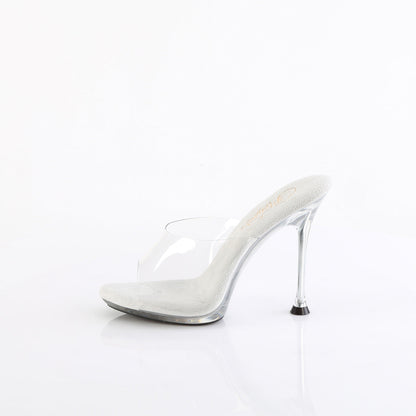 CUPID-401 Fabulicious Clear 4.5 Inch Posing Shoes