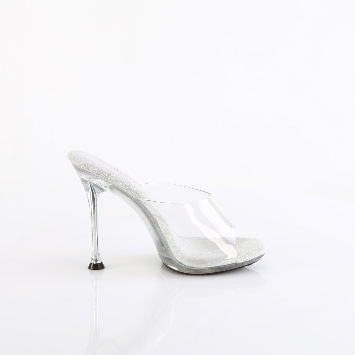 CUPID-401 Fabulicious Clear 4.5 Inch Posing Shoes