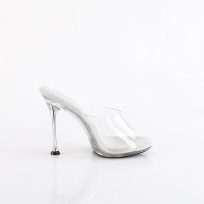 CUPID-401 Fabulicious Clear 4.5 Inch Posing Shoes