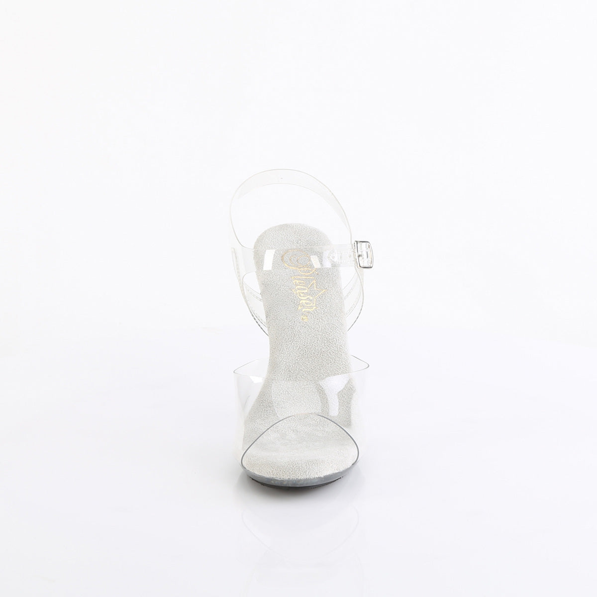 CUPID-408 Fabulicious Clear 4.5 Inch Posing Shoes