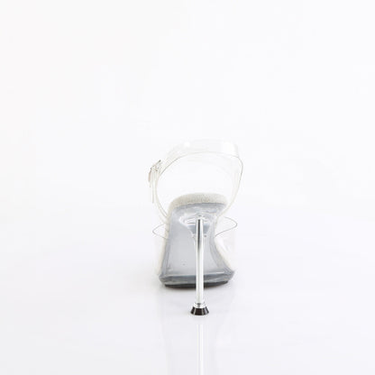 CUPID-408 Fabulicious Clear 4.5 Inch Posing Shoes