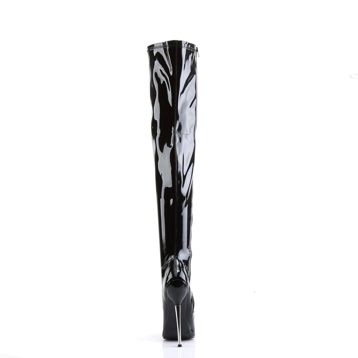 DAGGER-3000 Devious Black 6.3 Inch Fetish Heels