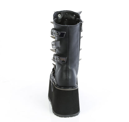 DAMNED-156 Demonia Cult Black  Alternative Knee High Boots
