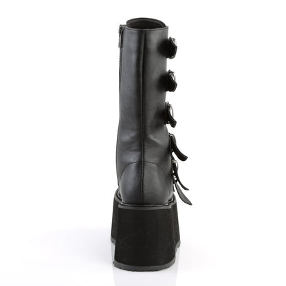 DAMNED-225 Demonia Cult Black Alternative Knee High Boots