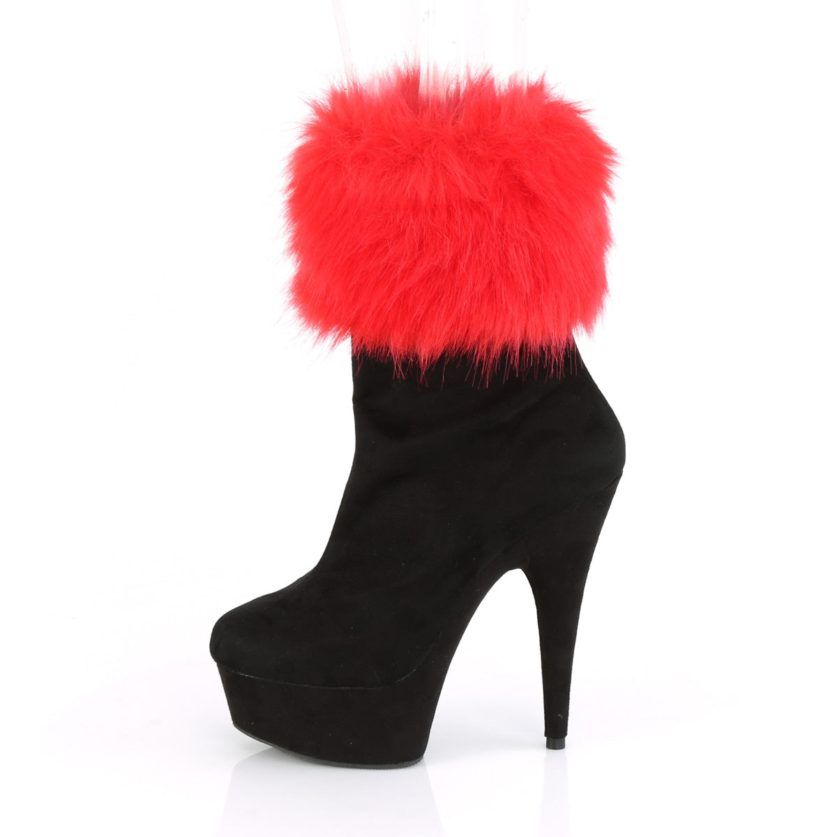 DELIGHT-1000 Pleaser Black 6 Inch Exotic Dance Ankle Boots