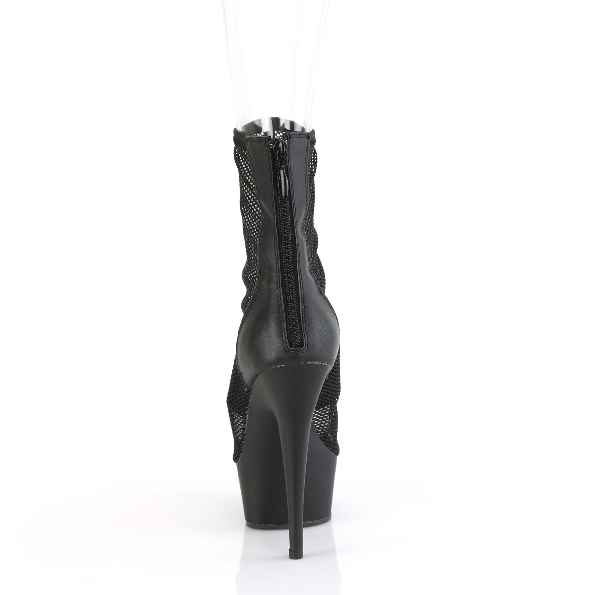 DELIGHT-1006 Pleaser Black 6 Inch Strippers Ankle Boots