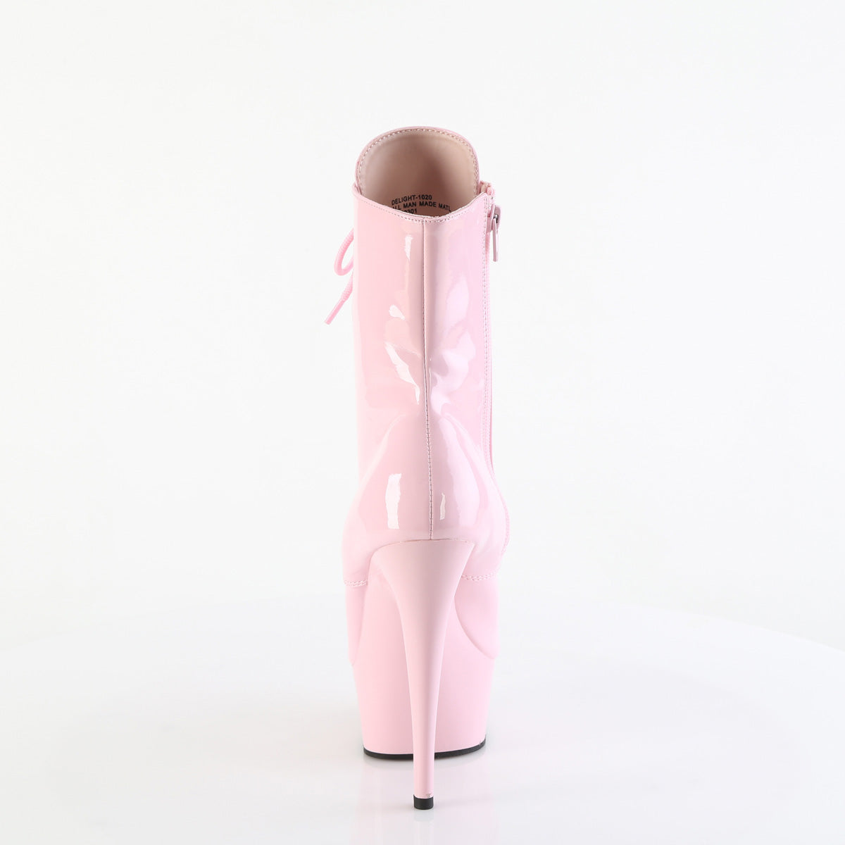 DELIGHT-1020 Pleaser Baby Pink 6 Inch Pole Dance Ankle Boots
