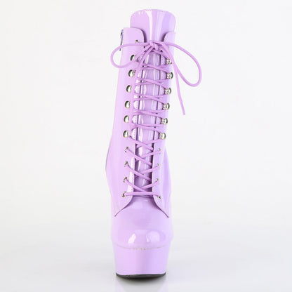DELIGHT-1020 Pleaser Lavender 6 Inch Pole Dancer Ankle Boots