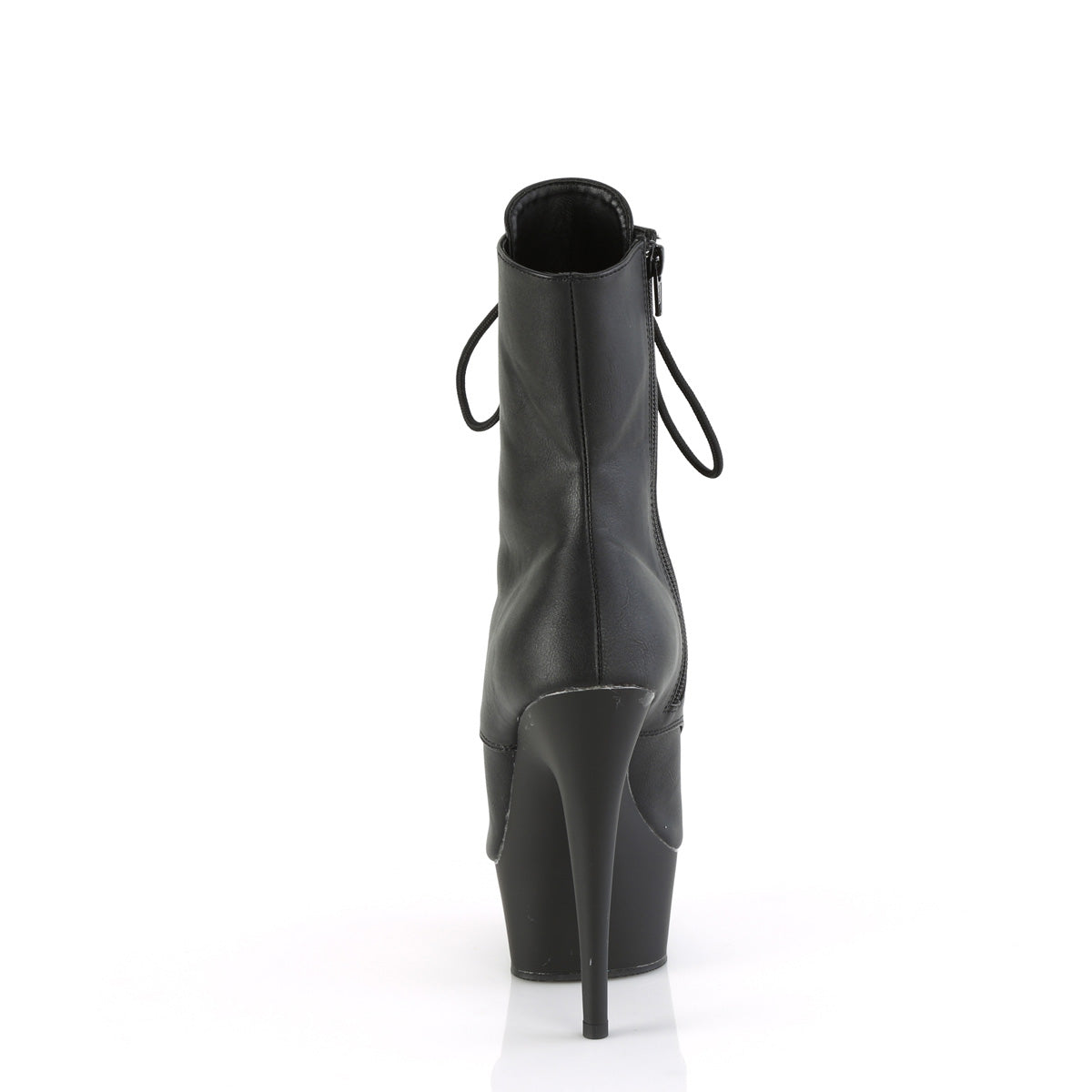 DELIGHT-1021 Pleaser Black 6 Inch Pole Dancer Ankle Boots