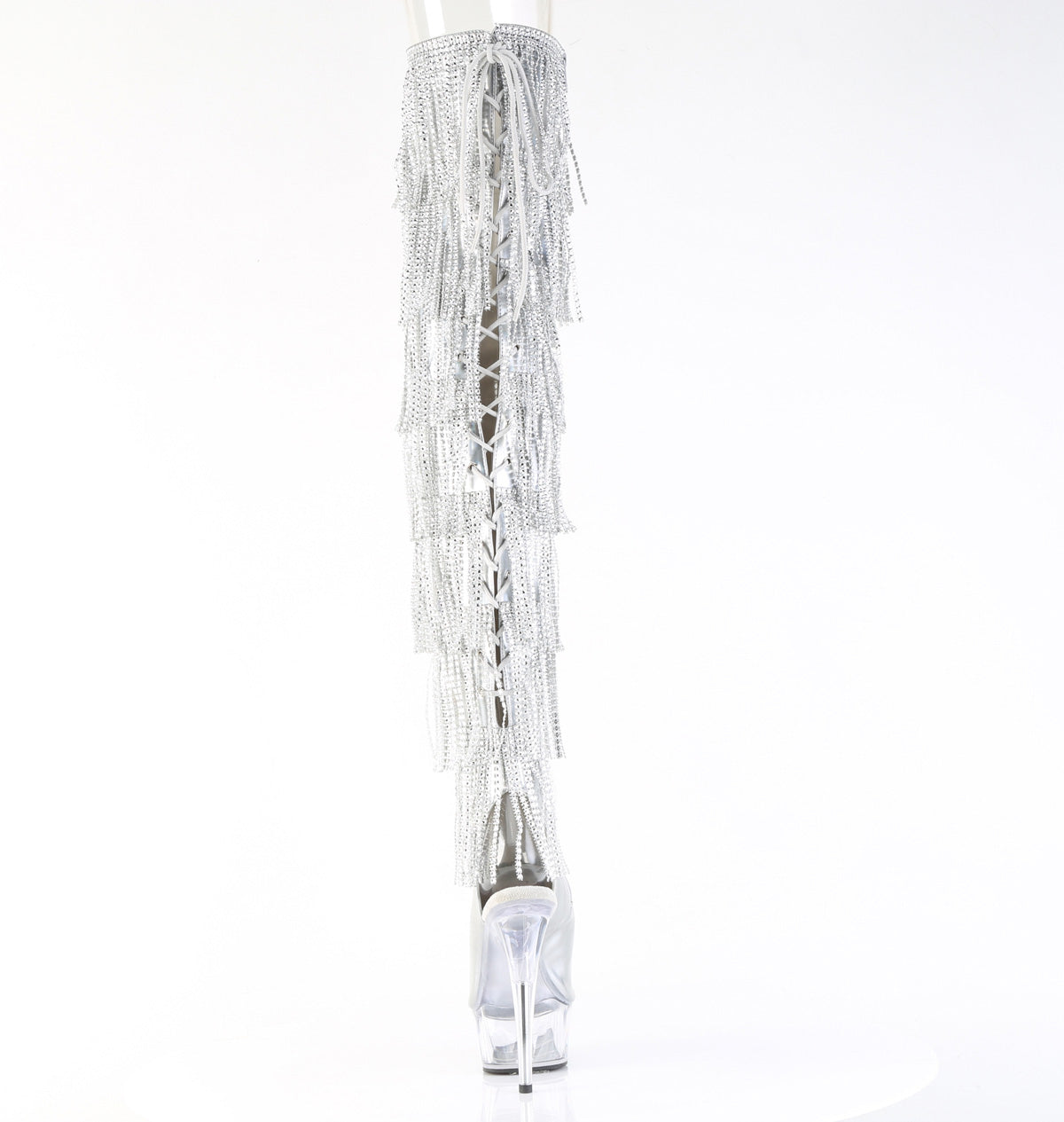 delight 608n rs pleaser footwear silver