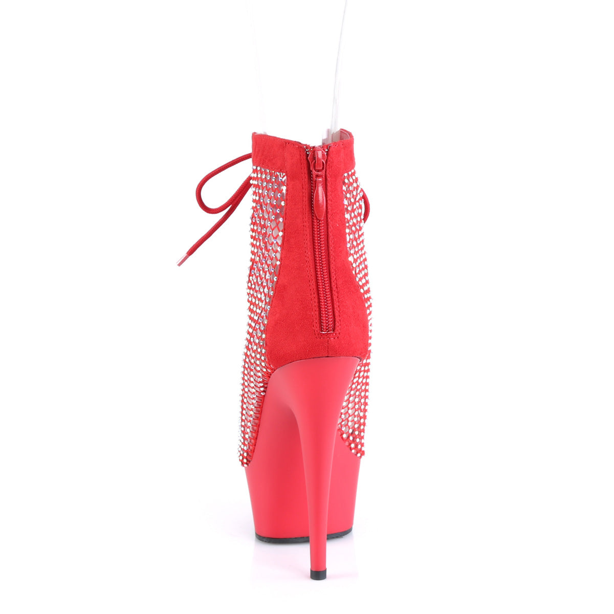 DELIGHT-600-33RM Pleaser Red 6 Inch Dancing Platform Platform Shoes