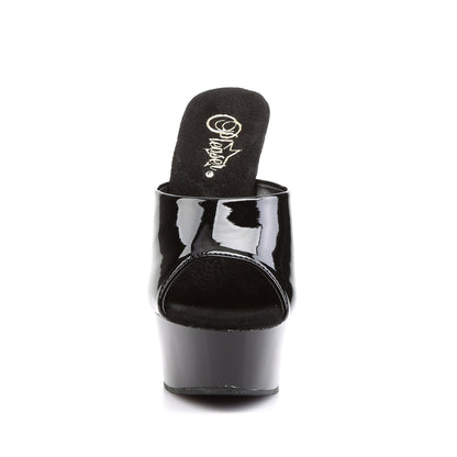 DELIGHT-601 Pleaser Black 6 Inch Exotic Sexy Platform Shoes