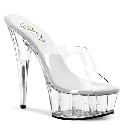 DELIGHT-601 Pleaser Clear 6 Inch Erotic Dancer Platform Shoes