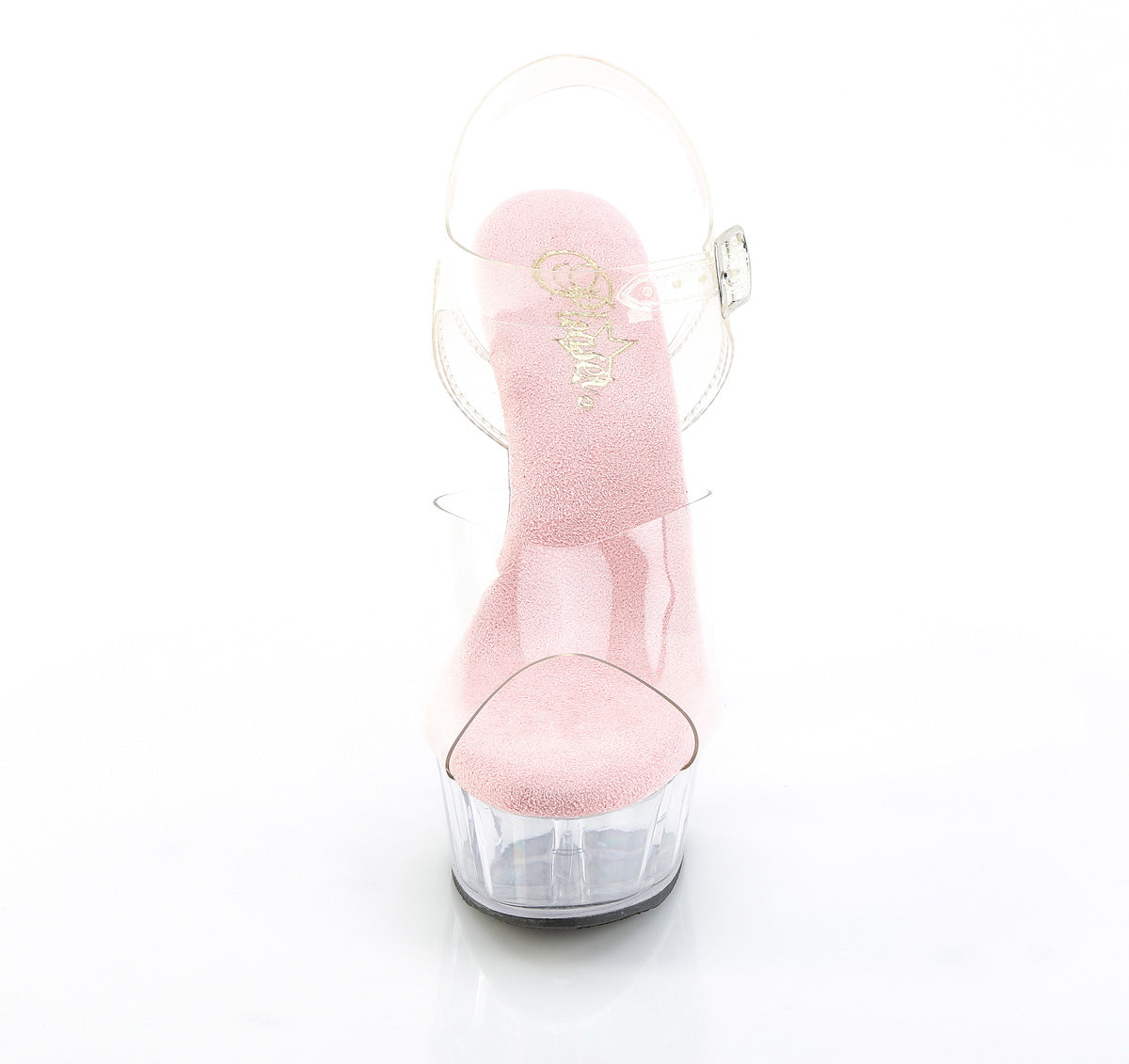 DELIGHT-608 Pleaser Baby Pink 6 Inch Exotic Dance Platform Shoes