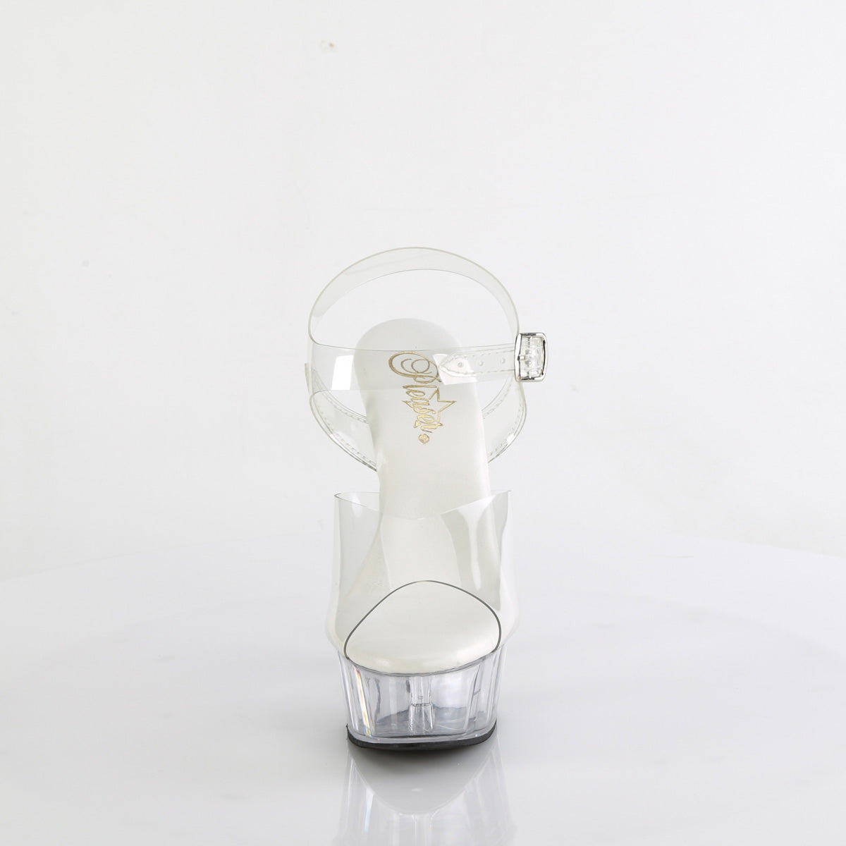 DELIGHT-608VL Pleaser Clear 6 Inch Fetish Platform Platform Shoes