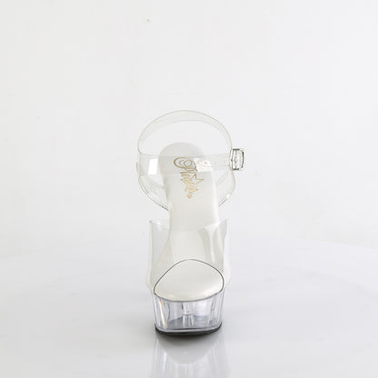 DELIGHT-608VL Pleaser Clear 6 Inch Fetish Platform Platform Shoes