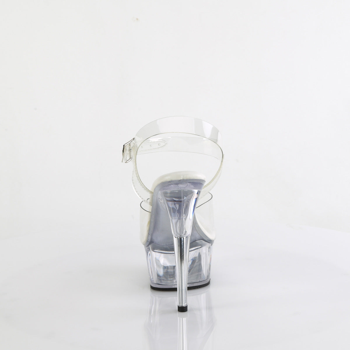 DELIGHT-608VL Pleaser Clear 6 Inch Fetish Platform Platform Shoes