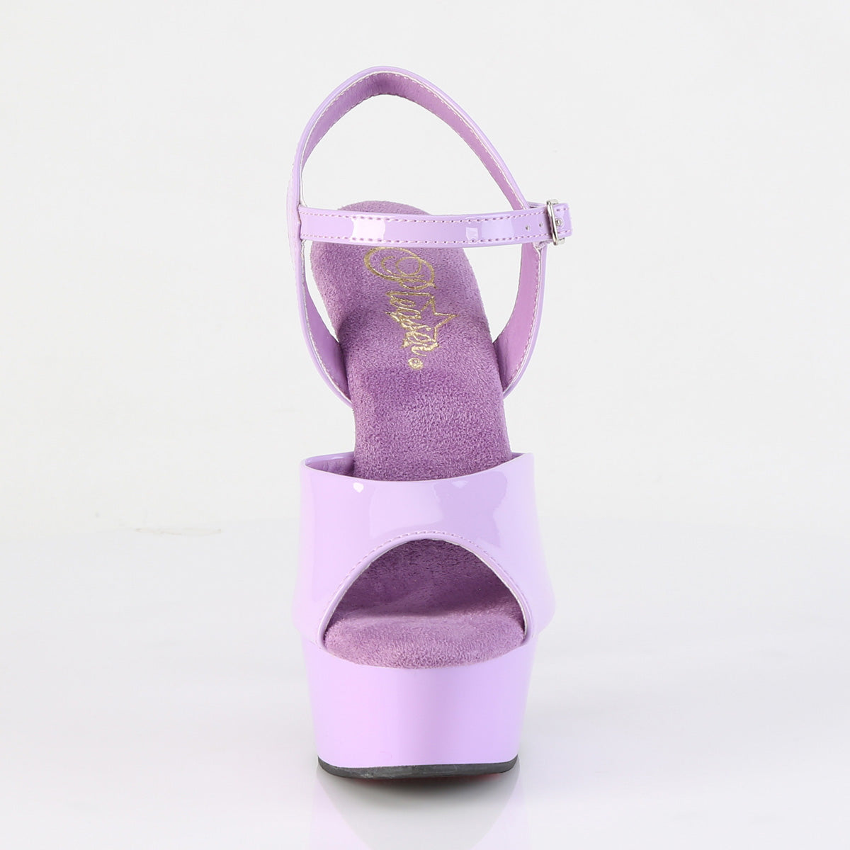 Pleaser DELIGHT-609 Lavender Platform Sandals - 6 Inch Heels