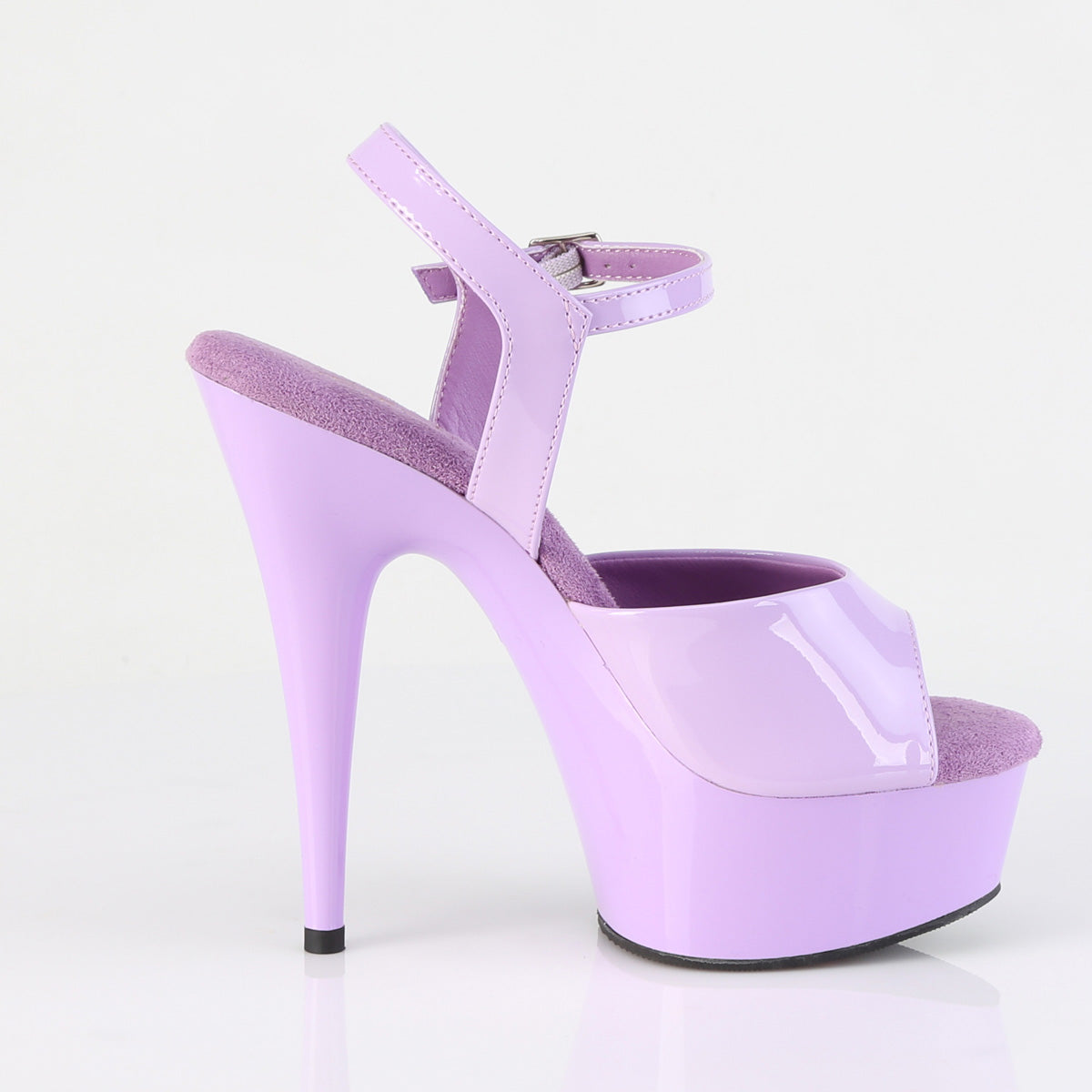 Pleaser DELIGHT-609 Lavender Platform Sandals - 6 Inch Heels