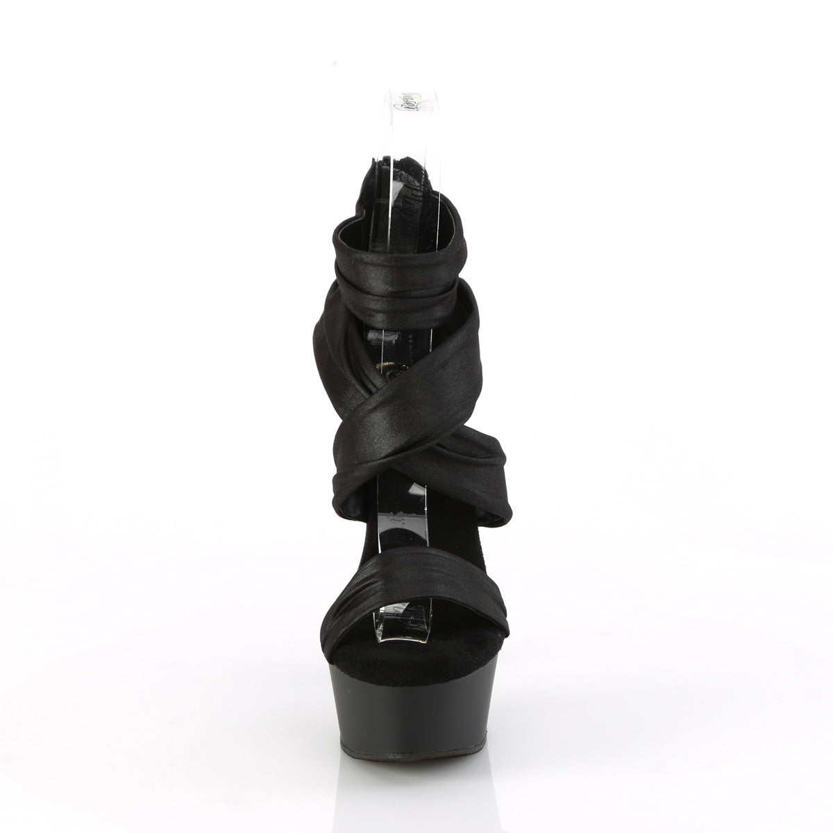 DELIGHT-620 Pleaser Black 6 Inch Pole Dance Platform Shoes